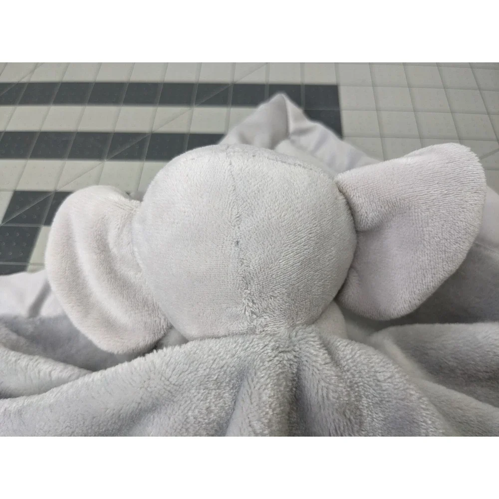 Carters Gray Elephant Lovey Security‎ Blanket 2016 Stuffed Animal Toy